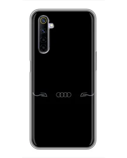Чохол для Realme 6 з картинкою «Audi — світловий підпис»