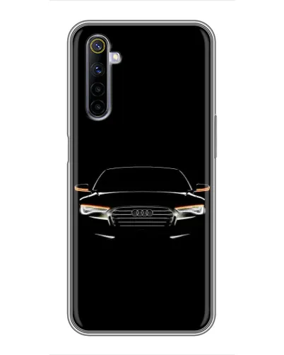 Чехол для Realme 6 с картинкой «Audi — ночной контур» Чехол для Realme 6 с картинкой «Audi — ночной контур»