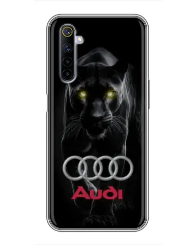 Чехол для Realme 6 с картинкой «Пантера и Audi» Чехол для Realme 6 с картинкой «Пантера и Audi»