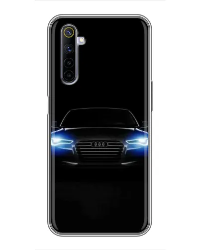 Чехол для Realme 6 с картинкой «Audi в неоне» Чехол для Realme 6 с картинкой «Audi в неоне»