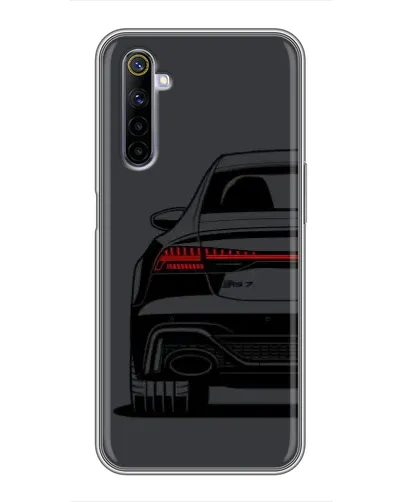 Чехол для Realme 6 с картинкой «Задняя часть Audi — арт» Чехол для Realme 6 с картинкой «Задняя часть Audi — арт»
