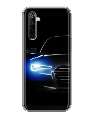 Чехол для Realme 6 с картинкой «Неоновый взгляд Audi» Чехол для Realme 6 с картинкой «Неоновый взгляд Audi»