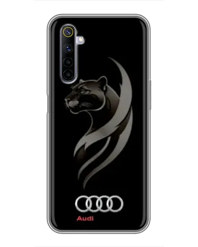 Чехол для Realme 6 с картинкой «Графика — пантера и Audi» Чехол для Realme 6 с картинкой «Графика — пантера и Audi»