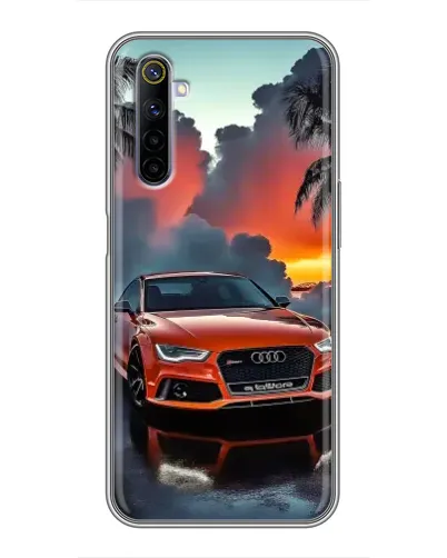 Чехол для Realme 6 с картинкой «Audi — закат» Чехол для Realme 6 с картинкой «Audi — закат»