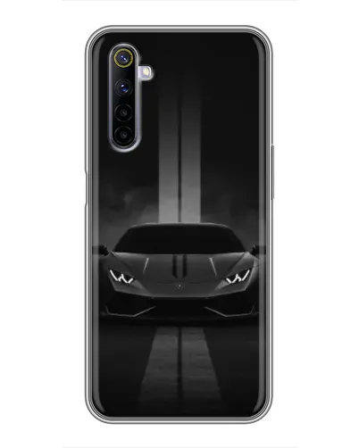 Чехол для Realme 6 с картинкой «Lamborghini симметрия дорог» Чехол для Realme 6 с картинкой «Lamborghini симметрия дорог»