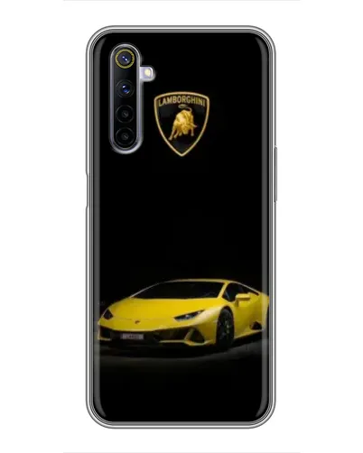 Чехол для Realme 6 с картинкой «Lamborghini желтый акцент» Чехол для Realme 6 с картинкой «Lamborghini желтый акцент»