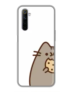 Чехол для Realme 6 с картинкой «Пушин с печеньем»
