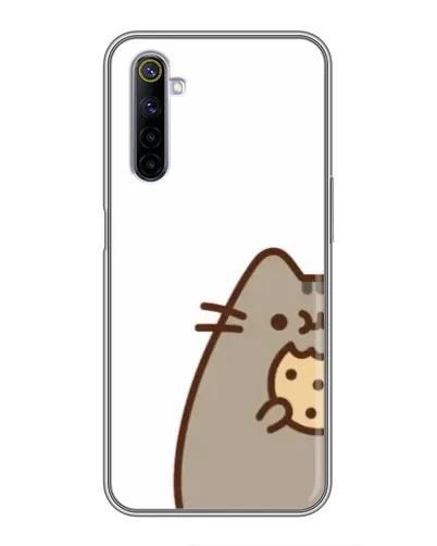 Чехол для Realme 6 с картинкой «Пушин с печеньем» Чехол для Realme 6 с картинкой «Пушин с печеньем»