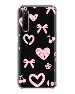 Чехол для Realme 6 с картинкой «Сатиновый бант»
