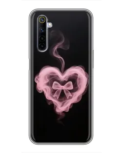 Чехол для Realme 6 с картинкой «Дымчатое сердце»