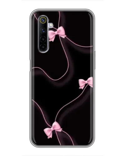 Чехол для Realme 6 с картинкой «Розовые ленты» Чехол для Realme 6 с картинкой «Розовые ленты»