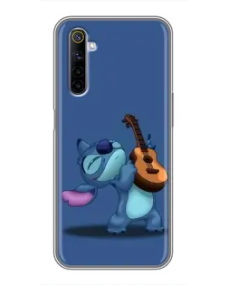 Чохол для Realme 6 з картинкою «Стіч з укулеле»
