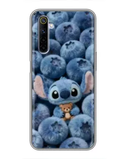 Чохол для Realme 6 з картинкою «Стіч та лохина»