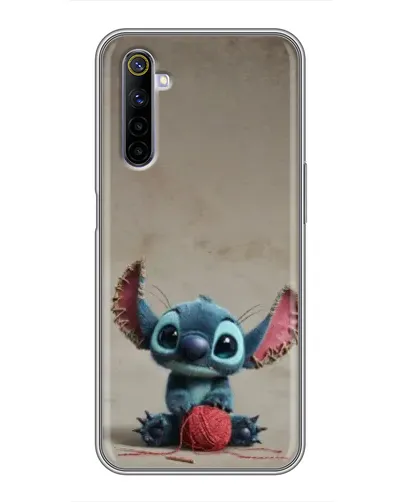 Чохол для Realme 6 з картинкою «Стіч на чоричневому фоні» Чохол для Realme 6 з картинкою «Стіч на чоричневому фоні»