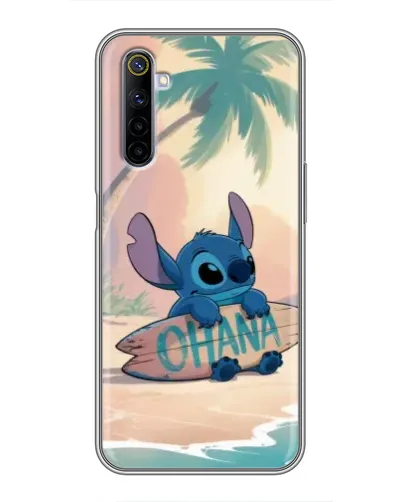 Чохол для Realme 6 з картинкою «Стіч на серфі» Чохол для Realme 6 з картинкою «Стіч на серфі»