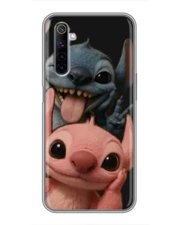 Чохол для Realme 6 з картинкою «Стіч та Ангел»