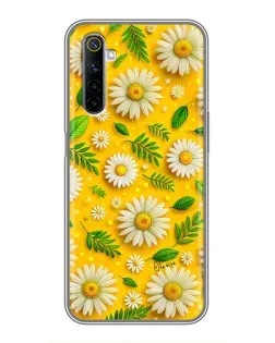 Чохол для Realme 6 з картинкою «Ромашкове сонце»