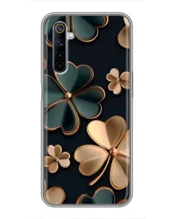Чохол для Realme 6 з картинкою «Конюшина в золоті»