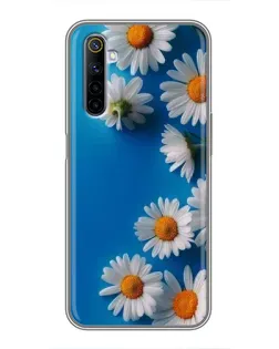 Чохол для Realme 6 з картинкою «Білосніжні маргаритки»