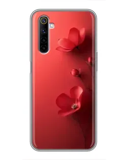Чохол для Realme 6 з картинкою «Макові суцвіття»
