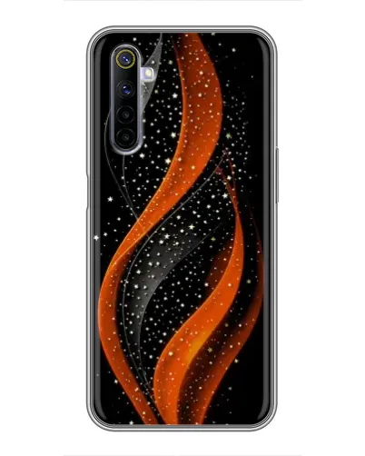 Чехол для Realme 6 с картинкой «Огненная звездная волна» Чехол для Realme 6 с картинкой «Огненная звездная волна»