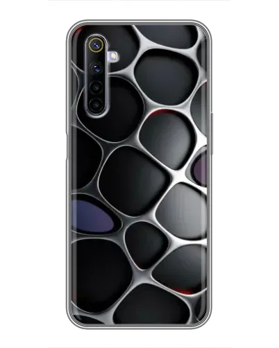 Чехол для Realme 6 с картинкой «Объемная темная решетка» Чехол для Realme 6 с картинкой «Объемная темная решетка»