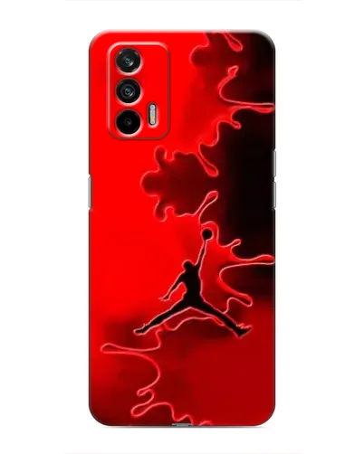 Чехол для Realme 7 Pro с картинкой «Jordan Red Smoke» Чехол для Realme 7 Pro с картинкой «Jordan Red Smoke»