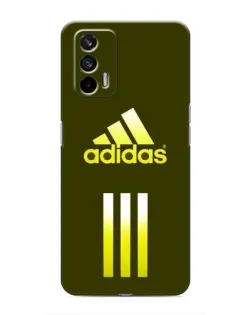 Чехол для Realme 7 Pro с картинкой «Оливковый градиент Adidas»
