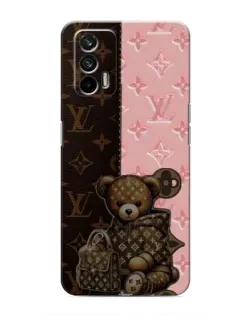 Чохол для Realme 7 Pro з картинкою «Ведмедик у стилі LV»