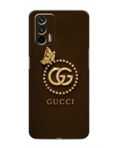 Чехол для Realme 7 Pro с картинкой «Gucci — золотая бабочка»