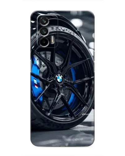 Чохол для Realme 7 Pro з картинкою «Колесо BMW зблизька»
