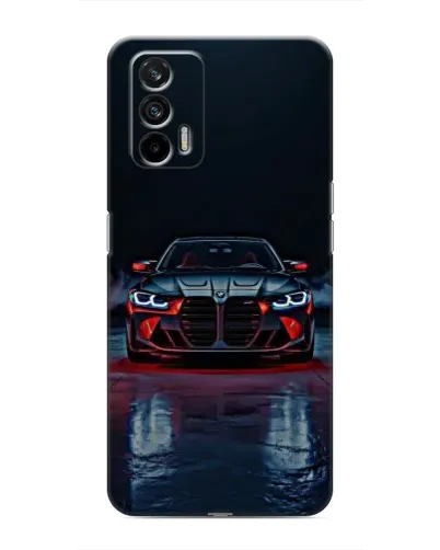 Чохол для Realme 7 Pro з картинкою «BMW на мокрій дорозі»