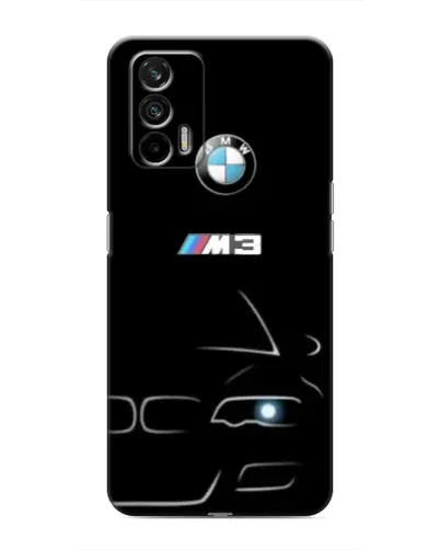 Чохол для Realme 7 Pro з картинкою «Мінімалістичний принт BMW M3»