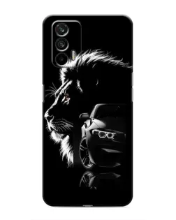 Чохол для Realme 7 Pro з картинкою «BMW та лев»