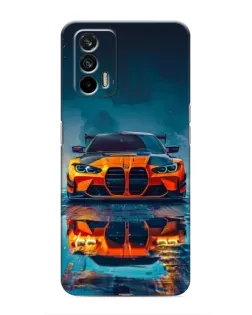 Чохол для Realme 7 Pro з картинкою «BMW — золота емблема»