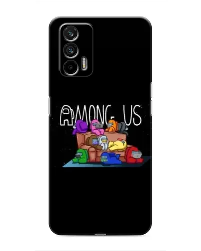 Чехол для Realme 7 Pro с картинкой «Логотип Among Us» Чехол для Realme 7 Pro с картинкой «Логотип Among Us»