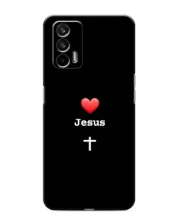 Чохол для Realme 7 Pro з картинкою «Серце - Jesus»