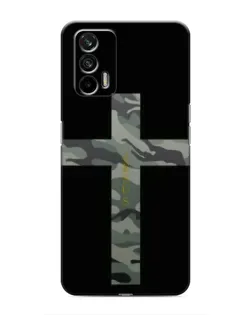Чехол для Realme 7 Pro с картинкой «Милитари Крест»