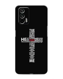Чехол для Realme 7 Pro с картинкой «Текстовый крест» Чехол для Realme 7 Pro с картинкой «Текстовый крест»