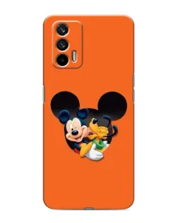 Чехол для Realme 7 Pro с картинкой «Сердце Микки Минни»