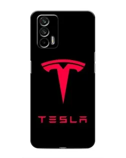 Чохол для Realme 7 Pro з картинкою «Tesla Red Logo»
