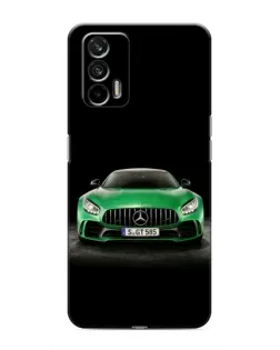 Чехол для Realme 7 Pro с картинкой «Mercedes — неоновый лого» Чехол для Realme 7 Pro с картинкой «Mercedes — неоновый лого»