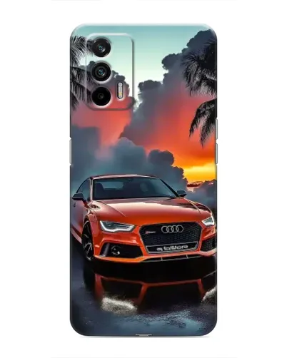 Чехол для Realme 7 Pro с картинкой «Audi — закат» Чехол для Realme 7 Pro с картинкой «Audi — закат»