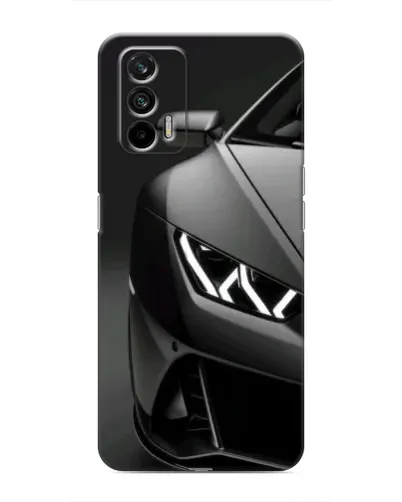 Чехол для Realme 7 Pro с картинкой «Lamborghini фары детализация»
