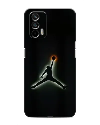Чохол для Realme 7 з картинкою «Jordan Gradient Logo»