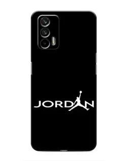 Чохол для Realme 7 з картинкою «Jordan White Logo»