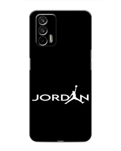 Чохол для Realme 7 з картинкою «Jordan White Logo»