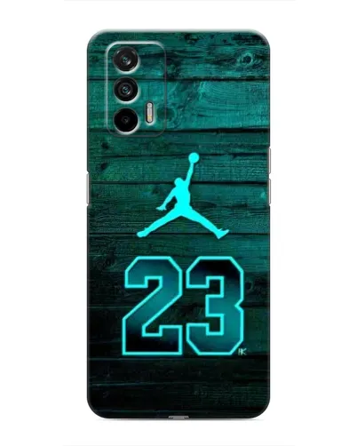 Чохол для Realme 7 з картинкою «Jordan Cyan 23»