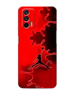 Чохол для Realme 7 з картинкою «Jordan Red Smoke»