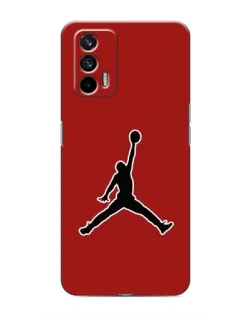 Чохол для Realme 7 з картинкою «Jordan Red Back»